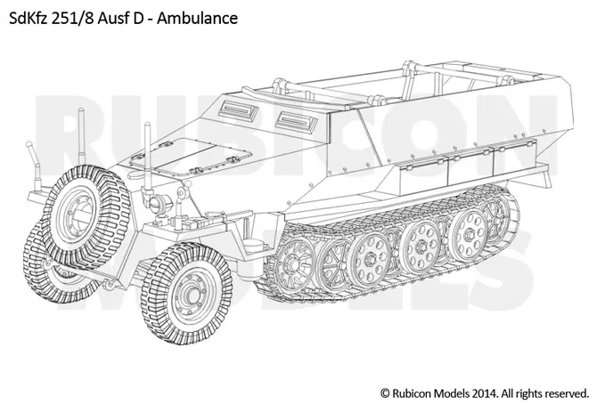 280019 - SdKfz 251 Ausf D (3-in-1) - Image 3
