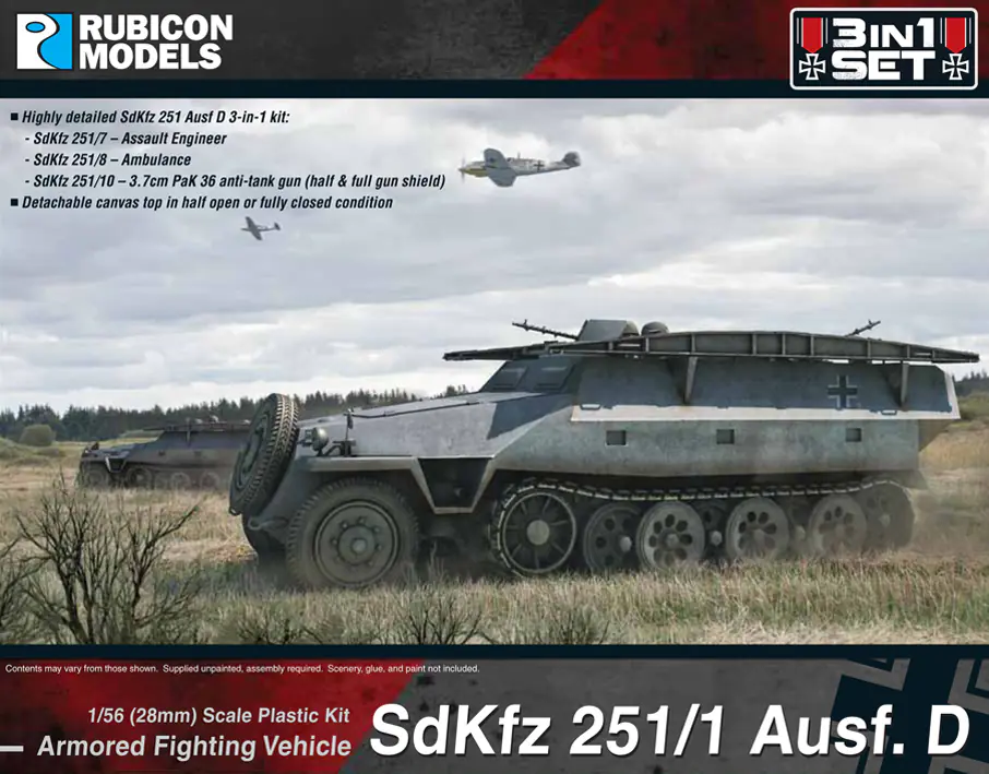 280019 - SdKfz 251 Ausf D (3-in-1)