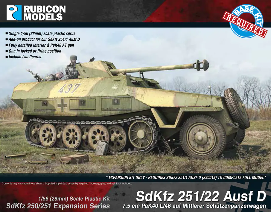 280041 - SdKfz 251/22 Ausf D (upgrade kit)