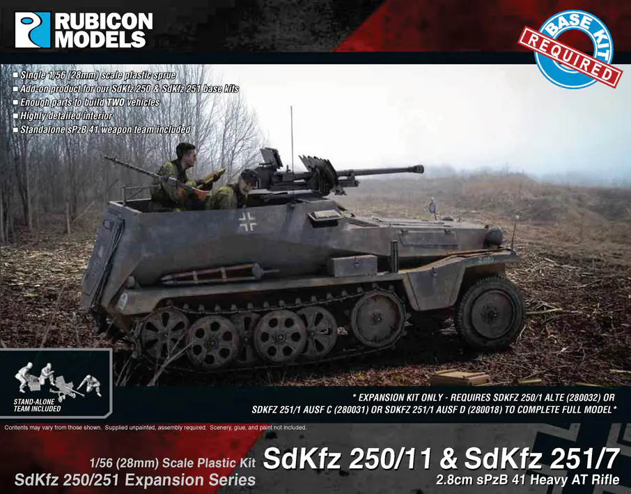 280045 - SdKfz 250/11 & 251/7 (upgrade kit)
