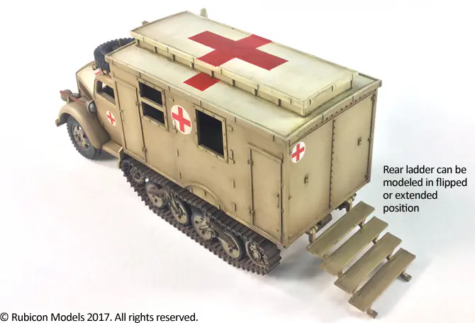 280047 - SdKfz 305/3a Expansion Set - Box Body (Einheitskoffer) - Image 3
