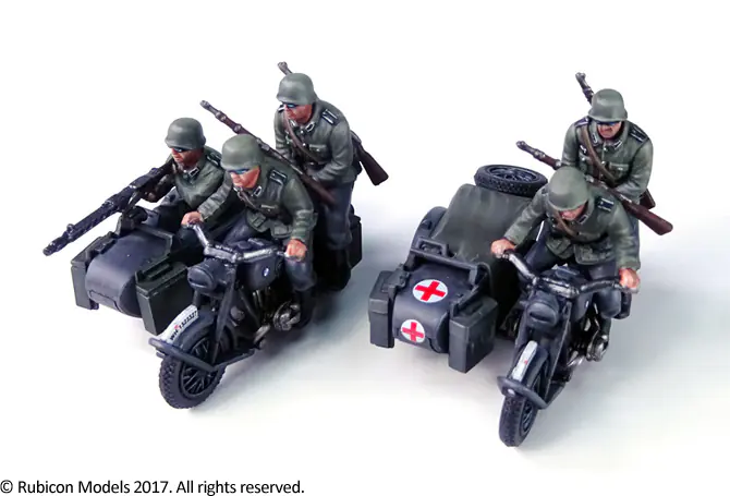 280051 - German Motorcycle R75 with Sidecar - ETO - Image 2