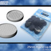 801001 - 25mm Round Bases- 1 Package of 25 Bases