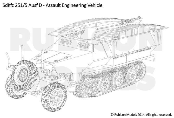 280019 - SdKfz 251 Ausf D (3-in-1) - Image 2