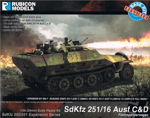 280040 - SdKfz 250/251 Expansion Set - SdKfz 251/16 Ausf C/D