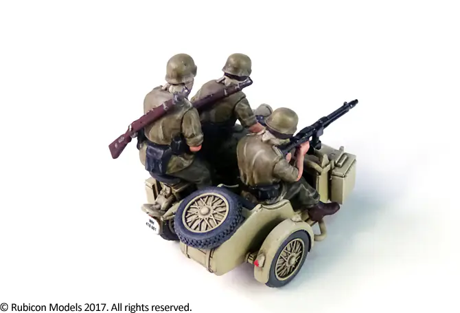280052 - German Motorcycle R75 with Sidecar - DAK - Image 2