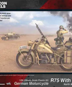 280052 - German Motorcycle R75 with Sidecar - DAK