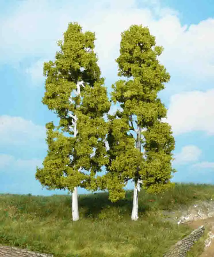 Heki 1920 2x Birch tree 18cm