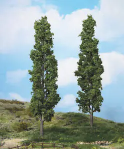 Heki 1983 2x Poplar tree 27cm