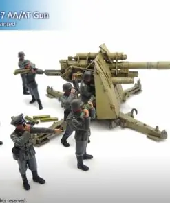 Alternative view of 280069 - 8.8cm FlaK 36/37 AA/AT Gun with SdAh 202 & Crew