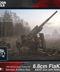 280069 - 8.8cm FlaK 36/37 AA/AT Gun with SdAh 202 & Crew