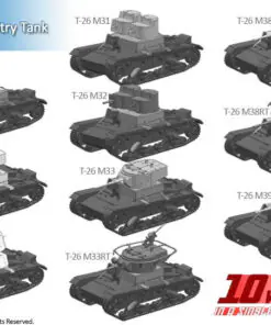 280070 - Soviet T-26 Light Infantry Tank - Image 3