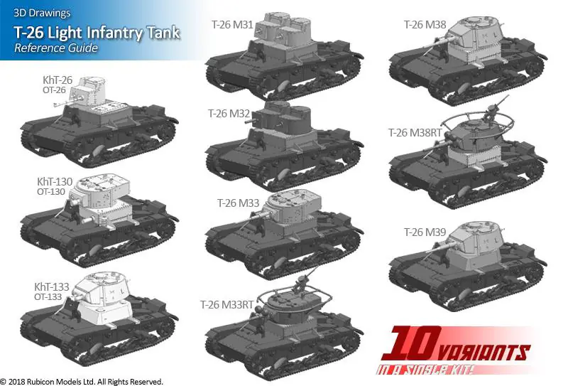 280070 - Soviet T-26 Light Infantry Tank - Image 3