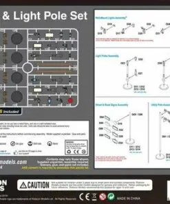 Alternative view of 283004 - Utility & Light Pole Set