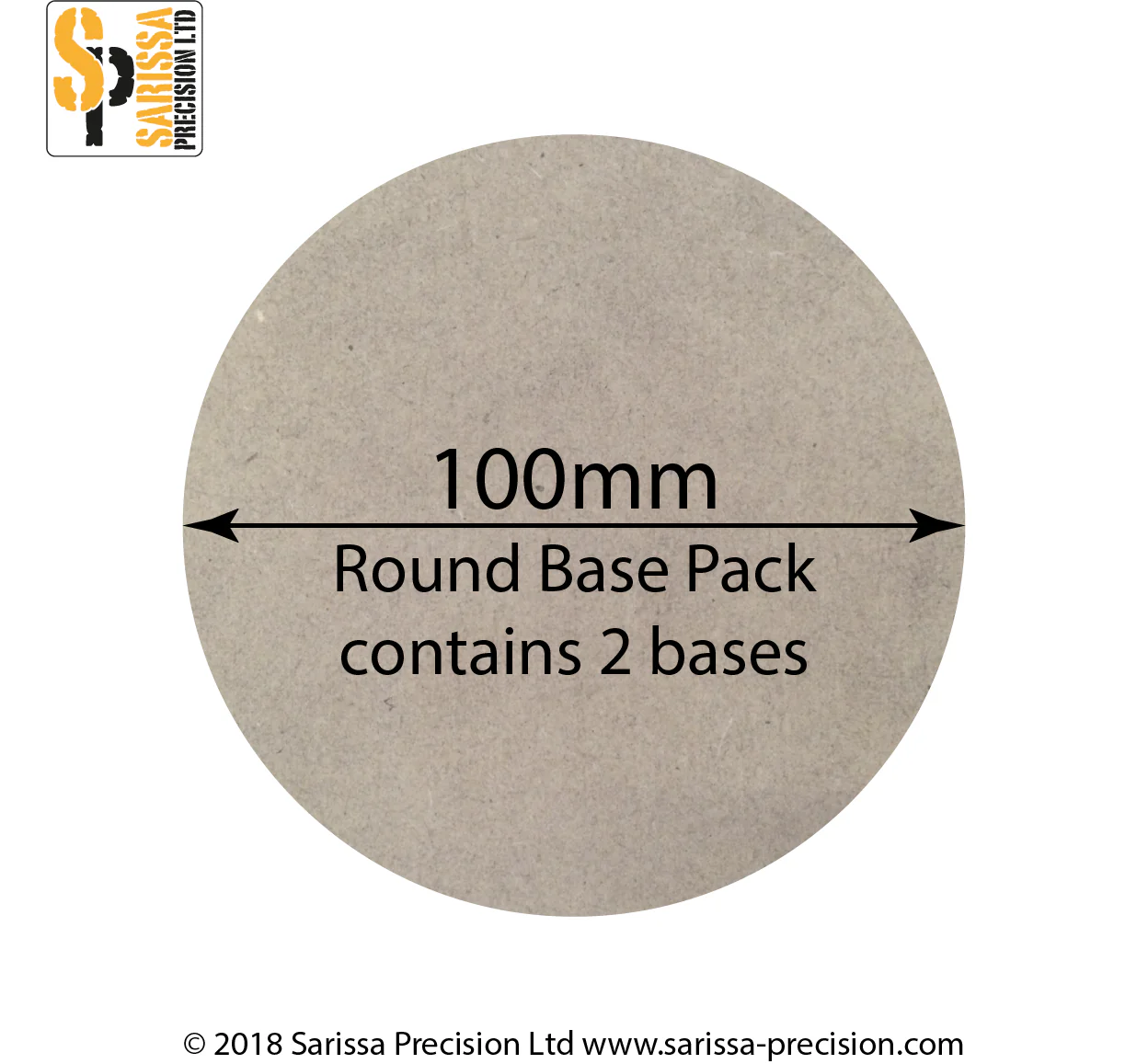 Round bases 100mm pack - Image 2