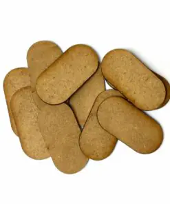 Pil shaped bases 75mm x 40mm pack