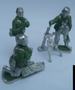 M40FJ-SUP-03 Fallschirmjäger 81mm mortar team firing - Image 3