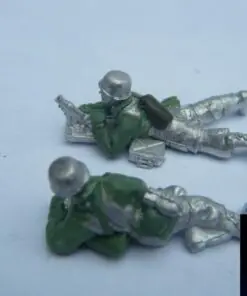 Alternative view of M40FJ-SUP-11 Fallschirmjäger 5cm mortar team firing