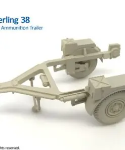 280073 - 2cm Flakvierling 38 with SdAh 51/52 Trailer & Crew - Image 3