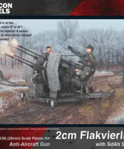 280073 - 2cm Flakvierling 38 with SdAh 51/52 Trailer & Crew