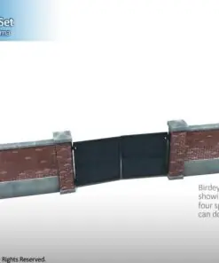 Alternative view of 283006 - Industrial Walls Set