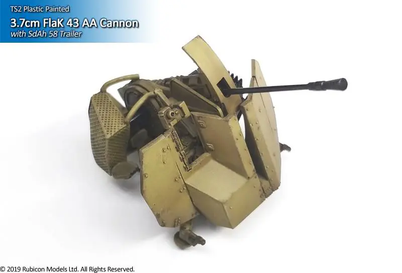 280074 - 3.7cm FlaK 43 with SdAh 58 Trailer & Crew - Image 4