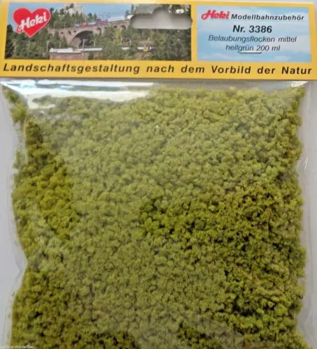 Heki 3386 foliage flock medium light green - Image 2