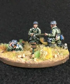 Alternative view of M40FJ-SUP-01 Fallschirmjäger mg34 support team firing