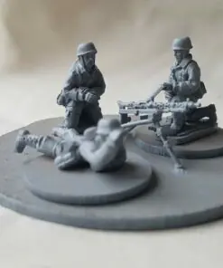 M40FJ-SUP-01 Fallschirmjäger mg34 support team firing - Image 5