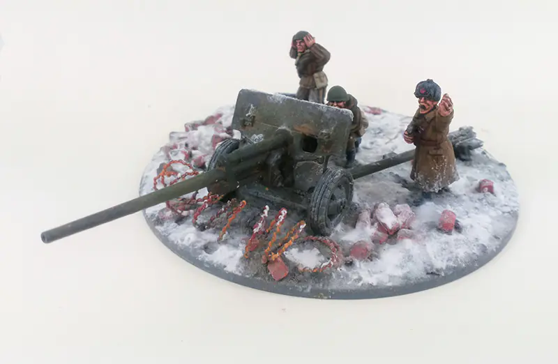 SOV111 - Soviet 57mm ZiS-2 Anti-tank Gun – Winter Uniform
