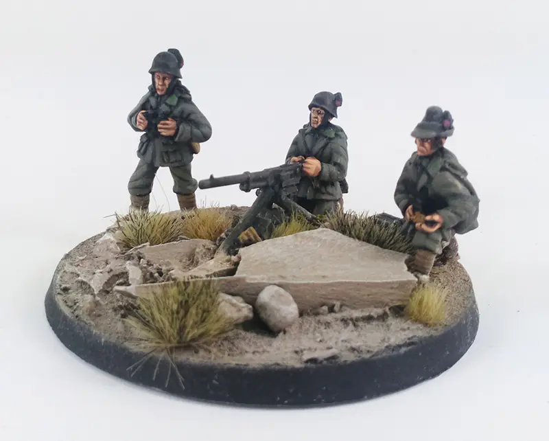 ALP005 - Italian Alpini Breda HMG – Summer Uniform