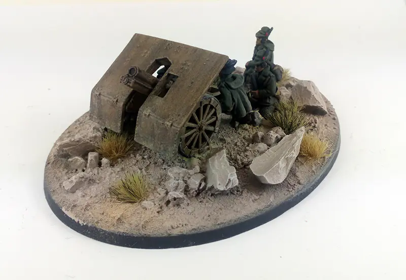 ALP015 - Italian Alpini Obice da 75/13 modello 34 Mountain Gun – Winter Uniform