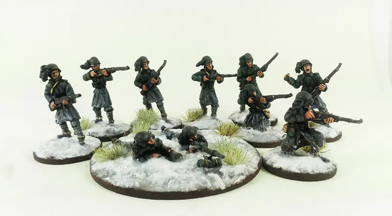 BER103 - Italian Bersaglieri Squad A – Winter Uniform