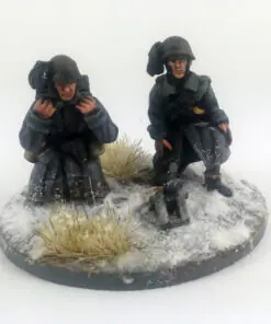 Alternative view of BER106 - Italian Bersaglieri Brexia 45mm Mortar – Winter Uniform