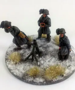 Alternative view of BER110 - Italian Bersaglieri 81mm Mortar – Winter Uniform