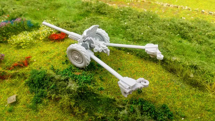GER115 - German PaK184r 4.5cm Anti-tank Gun & Crew - Winter Uniform - Image 3
