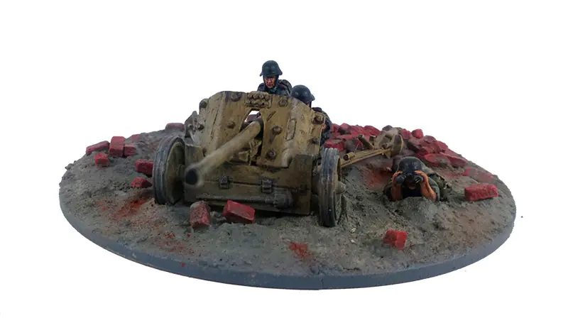 GER012 - German PaK38 Anti-tank Gun & Crew - Summer Uniform