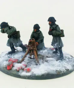 Alternative view of GER106 - German Stalingrad Veterans Mortar – Winter Uniform