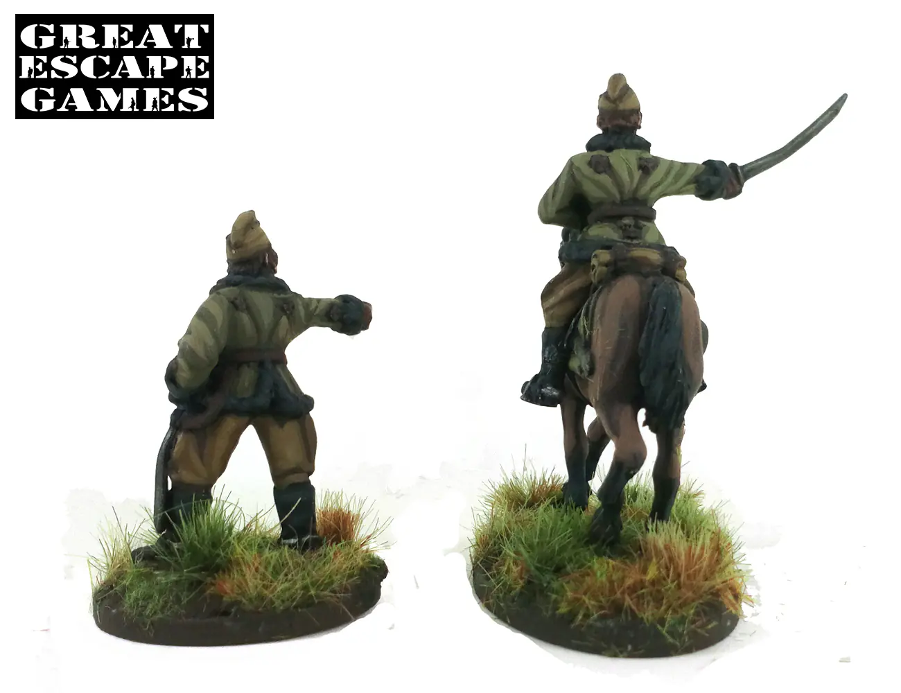 HUN202 - Hungarian Mounted Huszár Officer Mounted and on Foot - Image 2