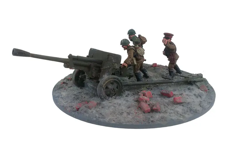 SOV012 - Soviet 76mm ZiS-3 Anti-tank Gun – Summer Uniform
