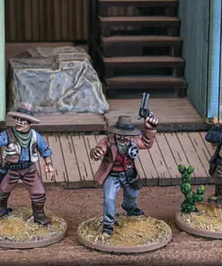 DMHP001 Dead Man's Hand Gunfighters Plastic Boxed Set - Image 6