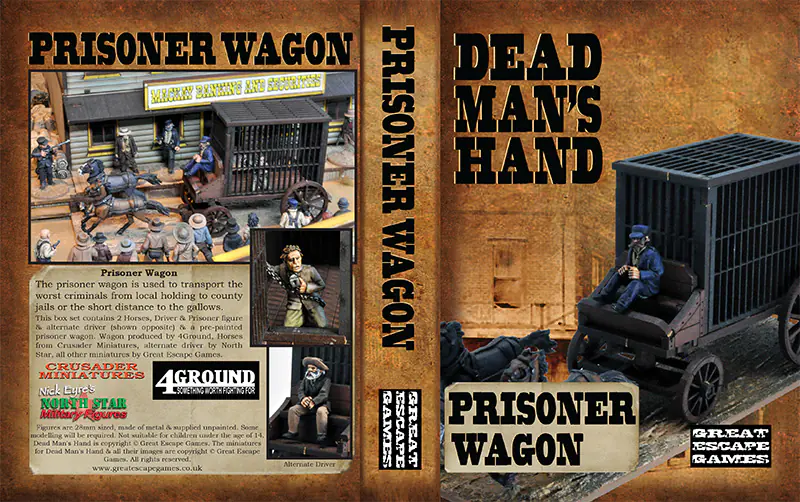 DMH203	Box	DEAD MAN'S HAND Prisoner Wagon Set