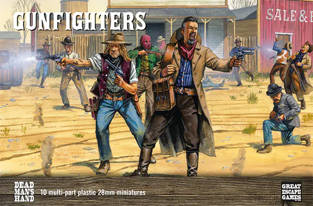 DMHP001 Dead Man's Hand Gunfighters Plastic Boxed Set