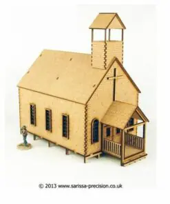 Old West - Church/Schoolhouse 28mm D024