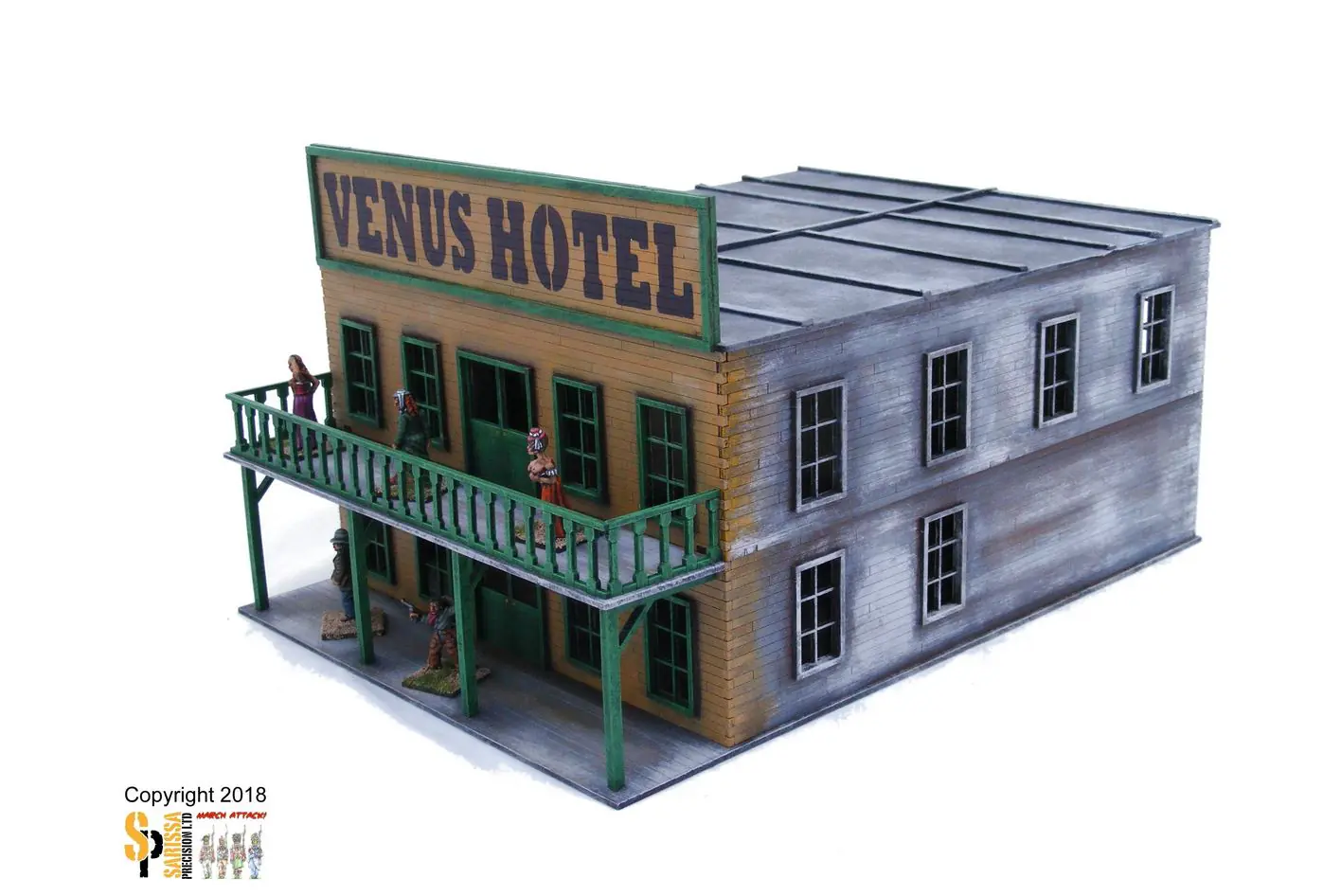 Old West - Hotel 28mm D025 - Image 2