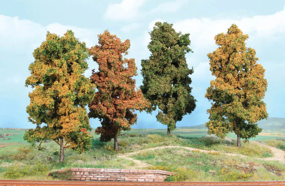 heki 2001, 4 Autumn trees 18 cm