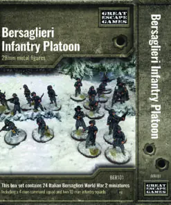 BER101 - Italian Bersaglieri Platoon - Winter Uniform (Great Escape Games) BER102/103/104