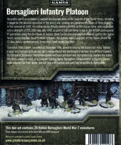 Alternative view of BER101 - Italian Bersaglieri Platoon - Winter Uniform (Great Escape Games) BER102/103/104