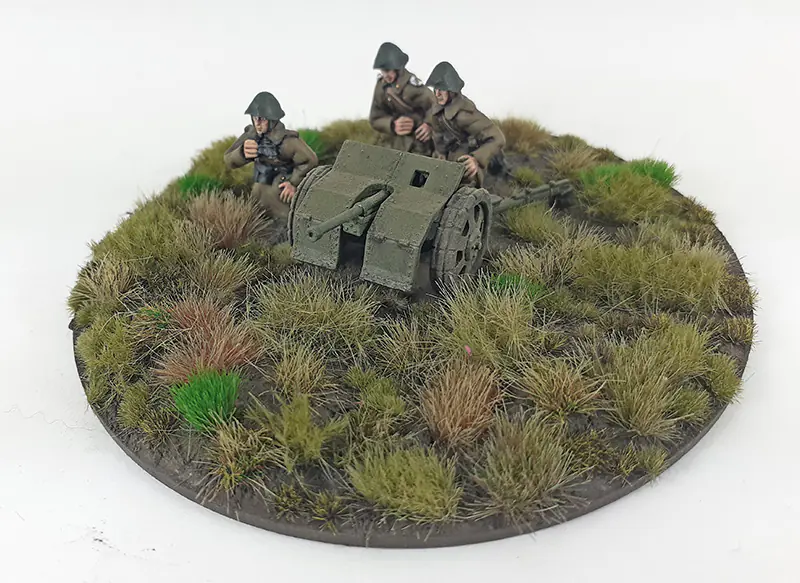 DAN010 - Danish Bofors 37mm Anti-tank Gun & 3 Crew