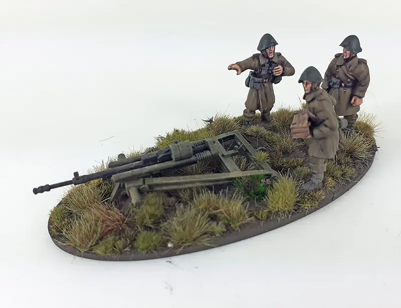 DAN011 - Danish Madsen 20mm Anti-tank Gun & 3 Crew - Image 4